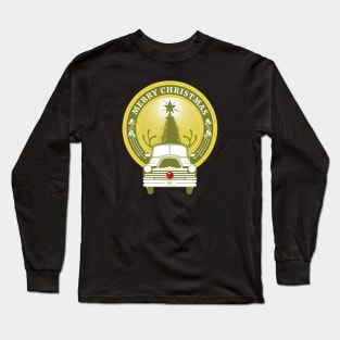 Merry Christmas, retro. Long Sleeve T-Shirt